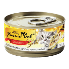 Fussie Cat Gold Label Chicken and Small Anchovies 80g, FU-CSC, cat Wet Food, Fussie Cat, cat Food, catsmart, Food, Wet Food